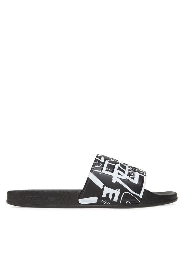 Klapki EA7 Emporio Armani. Kolor: czarny