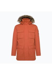 Kurtka zimowa męska Jack Wolfskin Glacier Canyon Parka. Kolor: pomarańczowy. Sezon: zima. Sport: turystyka piesza #1