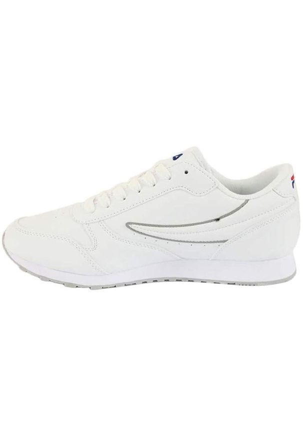 Buty do chodzenia męskie Fila Orbit. Zapięcie: sznurówki. Kolor: biały. Materiał: tkanina, materiał, skóra, syntetyk. Szerokość cholewki: normalna. Sport: turystyka piesza