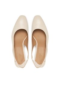Lauren Ralph Lauren - LAUREN RALPH LAUREN Czółenka 802P00096003 Écru. Materiał: skóra #5