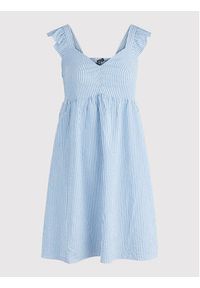Pieces Sukienka letnia Serra 17126221 Niebieski Regular Fit. Kolor: niebieski. Materiał: syntetyk. Sezon: lato #2