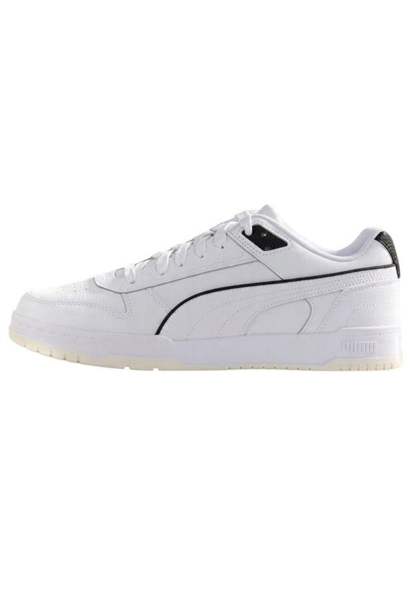 Puma - Niskie Buty Męskie RBD Game Z Krowiej Skóry. Kolor: biały. Materiał: skóra. Sport: turystyka piesza