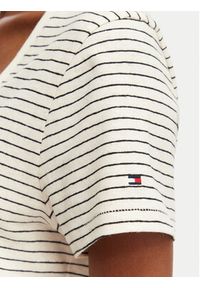 TOMMY HILFIGER - Tommy Hilfiger T-Shirt WW0WW48704 Biały Regular Fit. Kolor: biały. Materiał: bawełna #3