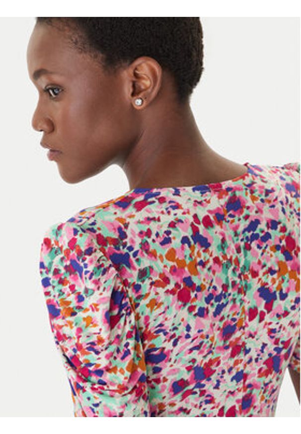 Morgan Sukienka letnia 261-ROLITA Kolorowy Slim Fit. Materiał: syntetyk. Wzór: kolorowy. Sezon: lato