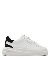 Guess Sneakersy 160385 Czarny. Kolor: biały. Materiał: skóra #1