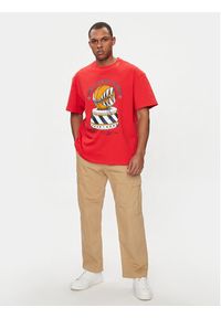 Puma T-Shirt Showtime 624740 Czerwony Regular Fit. Kolor: czerwony. Materiał: bawełna #5