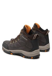 skechers - Skechers Trapery Daggett 204642/CHOC Brązowy. Kolor: brązowy. Materiał: skóra #5