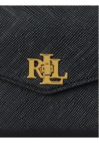 Lauren Ralph Lauren - LAUREN RALPH LAUREN Torebka 431966765008 Czarny. Kolor: czarny. Materiał: skórzane