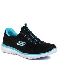 skechers - Skechers Sneakersy Summits 12980/BKTQ Czarny. Kolor: czarny. Materiał: materiał #3