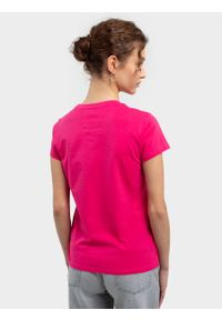 Big-Star - Koszulka damska bawełniana z nadrukiem różowa Benea 602. Okazja: na co dzień. Kolor: różowy. Materiał: bawełna. Wzór: nadruk. Styl: klasyczny, casual, elegancki #4