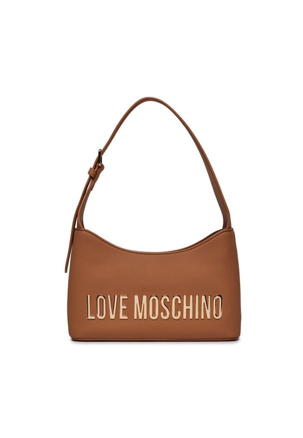 Love Moschino - LOVE MOSCHINO Torebka JC4198PP1IKD0201 Brązowy. Kolor: brązowy. Materiał: skórzane