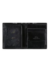 Wittchen - Męski portfel skórzany trzyczęściowy czarny. Kolor: czarny. Materiał: skóra #10