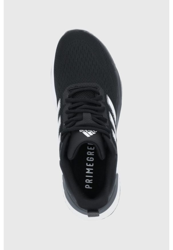 Adidas - adidas Buty kolor czarny. Zapięcie: sznurówki. Kolor: czarny. Materiał: guma. Sport: bieganie