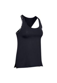 Koszulka fitness damska Under Armour Knockout Tank bez rękawów. Kolor: czarny. Długość rękawa: bez rękawów. Sport: fitness
