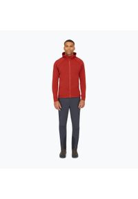 Bluza męska Rab Nexus Hoody. Kolor: czerwony