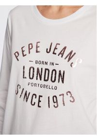 Pepe Jeans Bluzka Rio PL505326 Biały Regular Fit. Kolor: biały. Materiał: bawełna #4