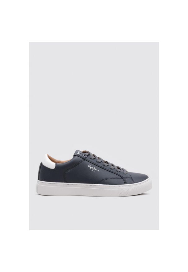 Buty męskie Pepe Jeans Joe Basic. Kolor: niebieski