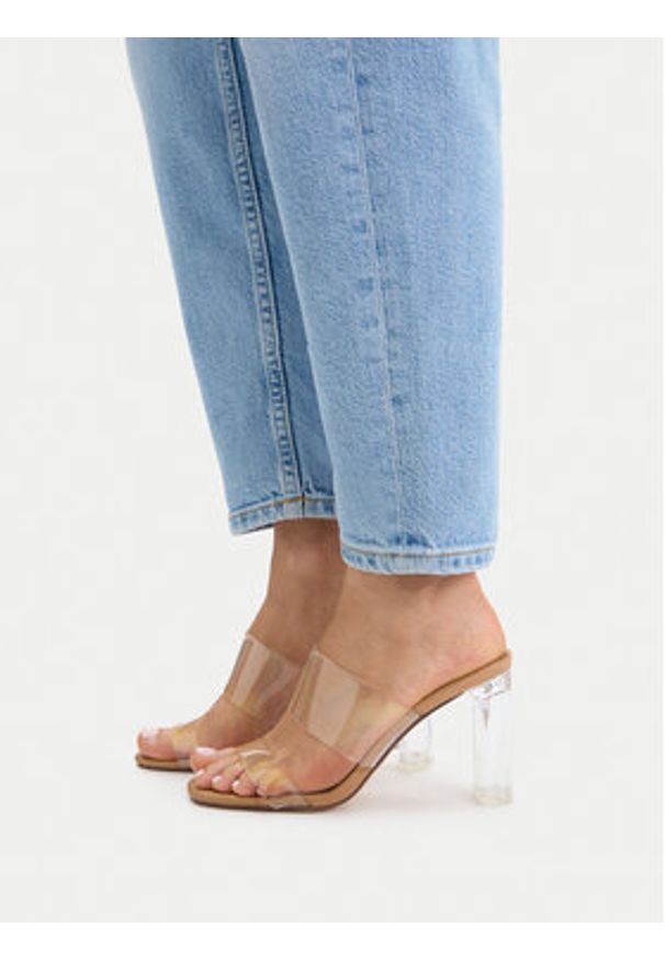 DeeZee Klapki CEO-LS5216-01 Przezroczysty. Materiał: syntetyk