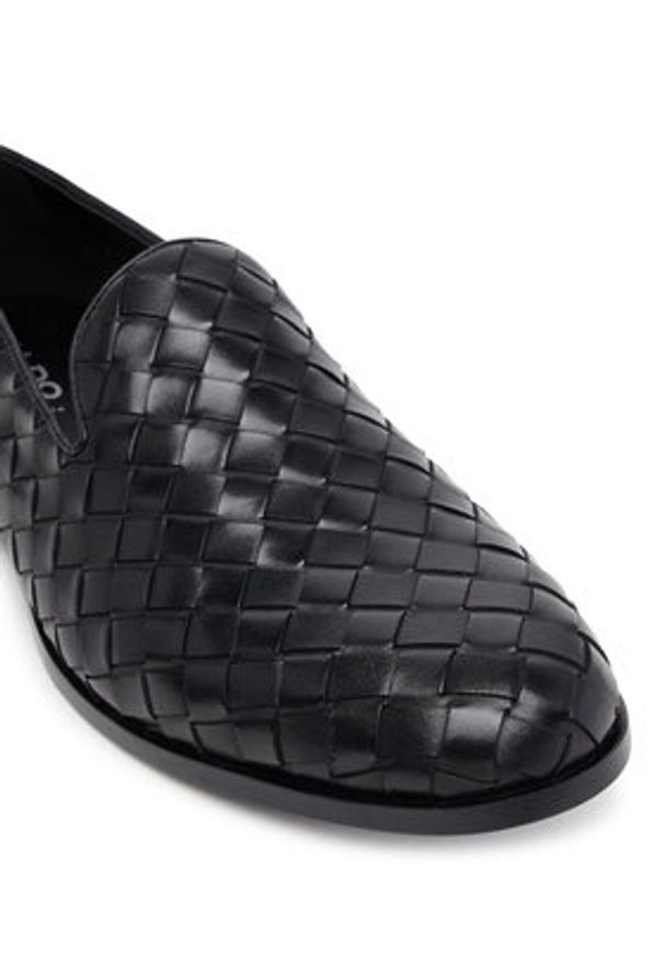 Aldo Półbuty Casino 13963667 Czarny. Kolor: czarny. Materiał: skóra