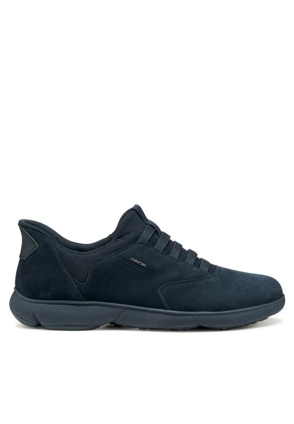 Geox Sneakersy U Nebula 2.0 Plus U56MXB 00022 C4002 Granatowy. Kolor: niebieski. Materiał: zamsz, skóra