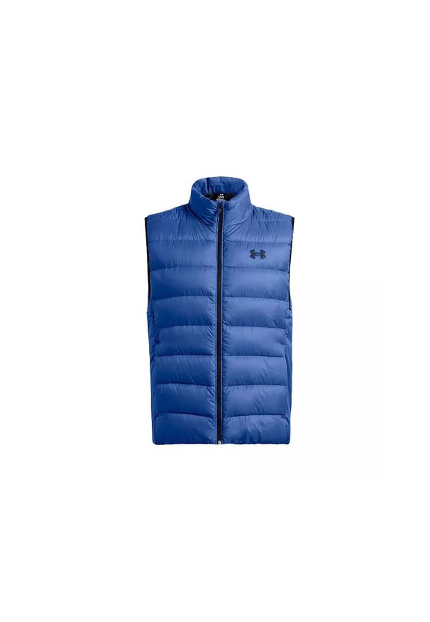 Kurtka puchowa Under Armour Legend. Kolor: czarny, niebieski, wielokolorowy. Materiał: puch
