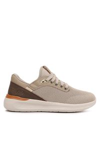 skechers - Skechers Sneakersy Lasiter 210406/TPE Brązowy. Kolor: brązowy. Materiał: materiał #1