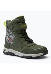 KangaRoos - Śniegowce juniorskie KangaROOS K-MJ Edison EV RTX SL tta dino. Kolor: zielony