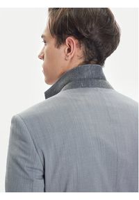 BOSS Garnitur H-Huge 50546087 Szary Slim Fit. Kolor: szary. Materiał: syntetyk #3