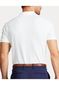 Ralph Lauren - RALPH LAUREN - Biała koszulka polo z misiem. Typ kołnierza: polo. Kolor: biały. Materiał: jeans, bawełna, dresówka. Wzór: haft. Styl: klasyczny #4