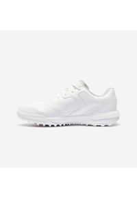 INESIS - Buty do golfa męskie Inesis MW500 wodoodporne. Kolor: biały. Materiał: materiał, kauczuk. Sport: golf