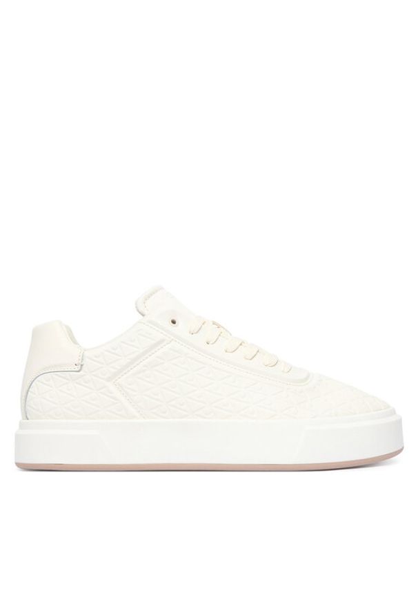 Calvin Klein Sneakersy Basket Cup Oxf Lup Hf HM0HM02132 Kremowy. Kolor: kremowy. Materiał: skóra
