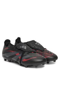 Adidas - adidas Buty do piłki nożnej Predator League Fold-Over TongueID1322 Czarny. Kolor: czarny. Materiał: skóra