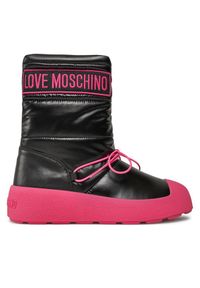 Love Moschino - Śniegowce LOVE MOSCHINO. Kolor: czarny