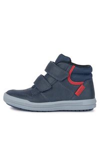 Geox Sneakersy J Arzach Boy J364AB 0MEFU C0735 D Granatowy. Kolor: niebieski. Materiał: skóra
