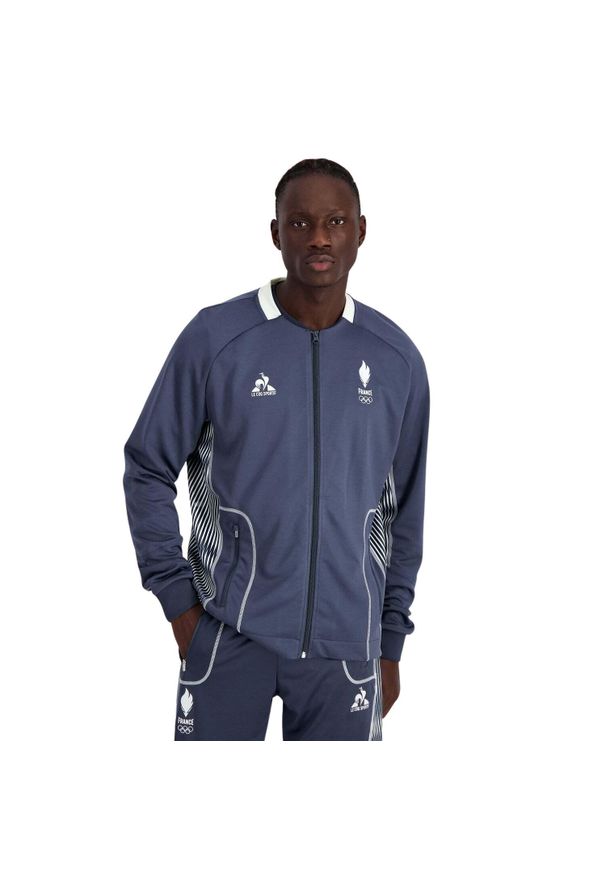 Bluza rozpinana Le Coq Sportif Paris 2024 N° 2. Kolor: niebieski