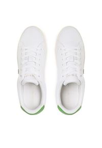 TOMMY HILFIGER - Tommy Hilfiger Sneakersy Elevated Essential Court Sneaker FW0FW06965 Biały. Kolor: biały. Materiał: skóra