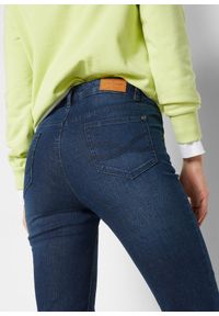 bonprix - Dżinsy Skinny soft, ze stretchem, high waist. Stan: podwyższony. Kolor: niebieski