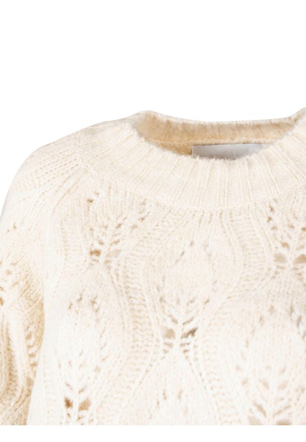 Silvian Heach Sweter "Oversize" | CVA22153MA | Kobieta | Beżowy. Kolor: beżowy. Materiał: poliester, elastan, akryl, wełna