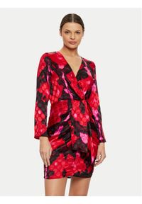 Morgan Sukienka koktajlowa 242-RYSE.F Czerwony Slim Fit. Kolor: czerwony. Materiał: syntetyk. Styl: wizytowy #1