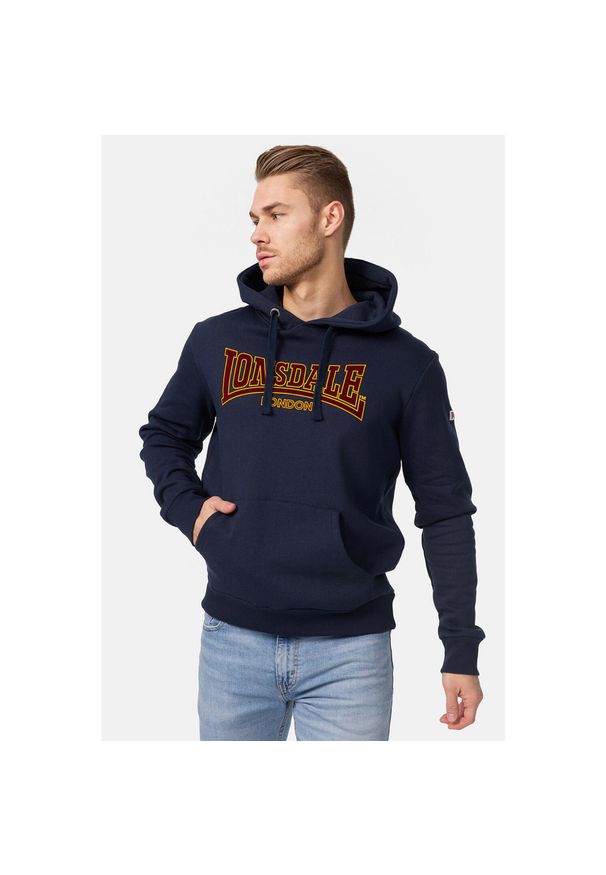 Bluza z kapturem Lonsdale Classic Ll002. Typ kołnierza: kaptur. Kolor: niebieski