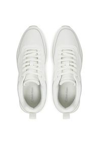 Calvin Klein Sneakersy Low Prof Runn Laceup Tape HM0HM01897 Biały. Kolor: biały. Materiał: skóra #3