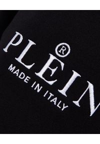 Philipp Plein - PHILIPP PLEIN - Czarne spodnie dresowe z biżuteryjnymi guzikami. Kolor: czarny. Materiał: dresówka. Długość: długie. Wzór: aplikacja, haft #4