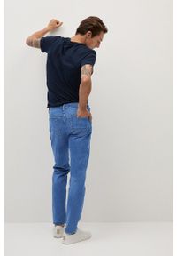 Mango Man - Jeansy JAN. Kolor: niebieski. Materiał: jeans #6