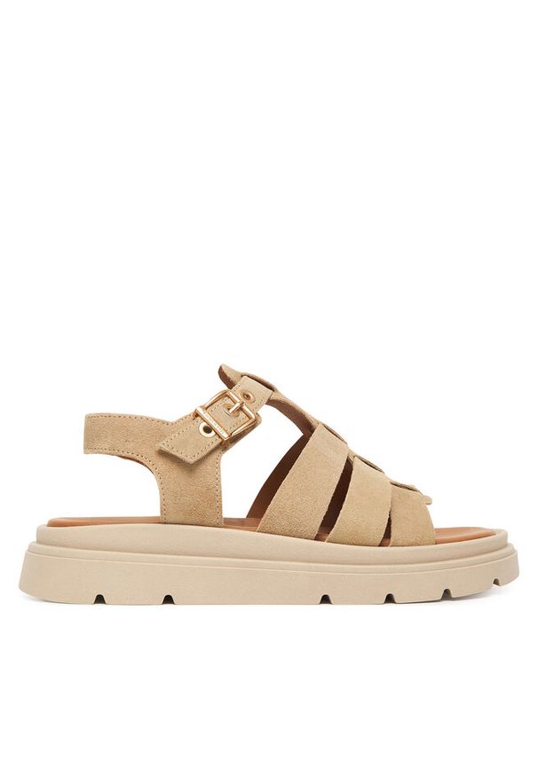 Sandały Tamaris. Kolor: beżowy