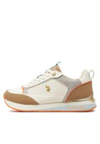 U.S. Polo Assn. Sneakersy Frisby003 FRISBY003W/4YN1 Écru. Materiał: skóra #2