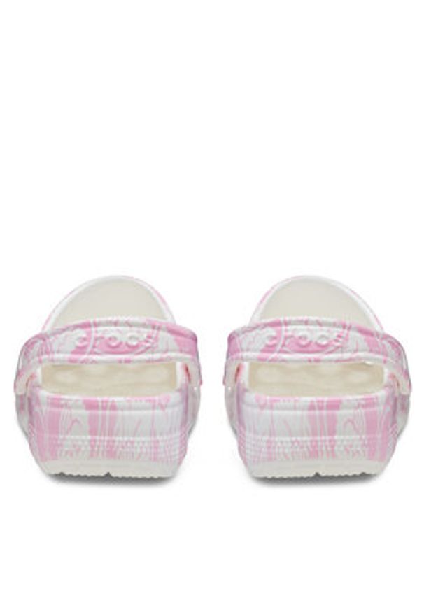 Crocs Klapki Classic Duke Print Clog 210003 Różowy. Kolor: różowy. Wzór: nadruk