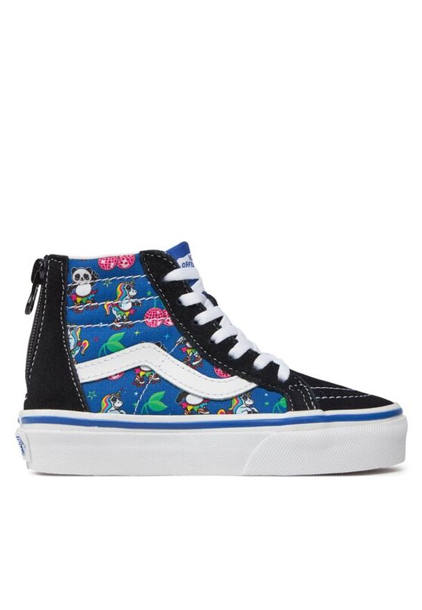 Vans Tenisówki Uy Sk8-Hi Zip VN0005VSBOQ1 Czarny. Kolor: czarny. Materiał: materiał