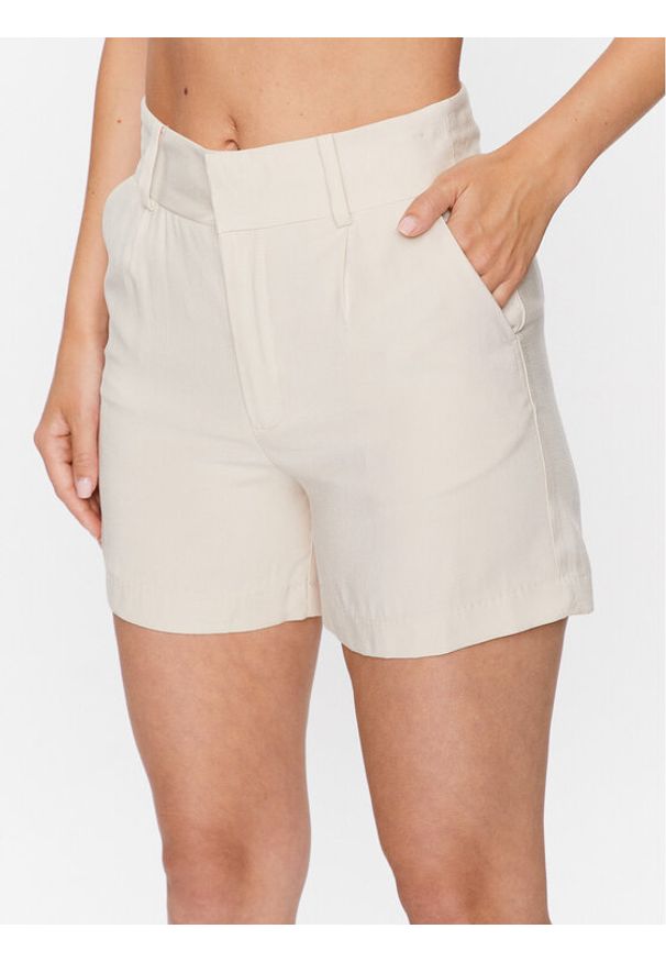 JDY Szorty materiałowe 15295616 Szary Tapered Fit. Kolor: szary. Materiał: materiał, wiskoza