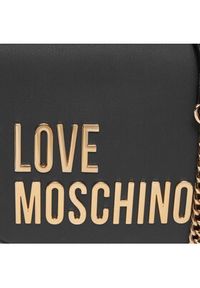 Love Moschino - LOVE MOSCHINO Torebka JC4194PP1IKD0000 Czarny. Kolor: czarny. Materiał: skórzane