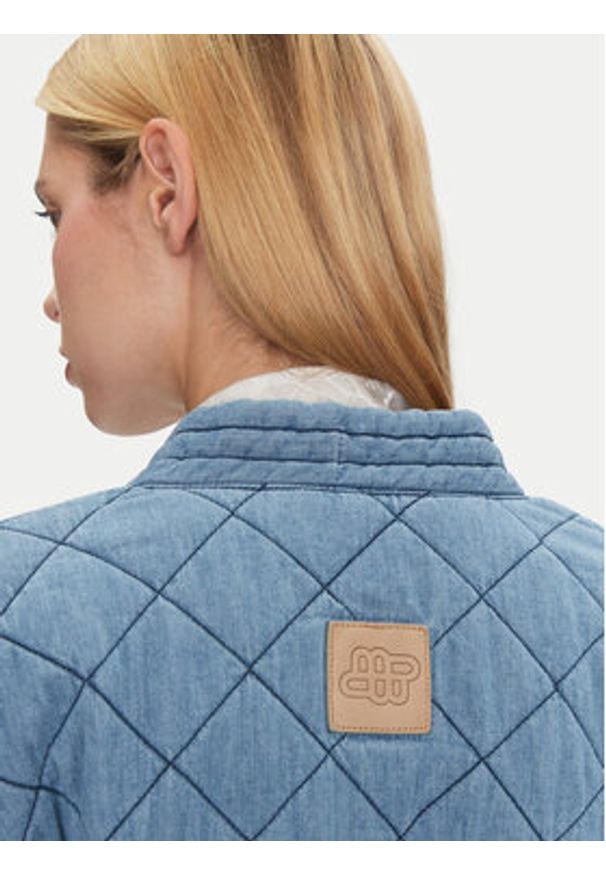 Munthe Kurtka jeansowa Fridolf 251153425108 Niebieski Relaxed Fit. Kolor: niebieski. Materiał: bawełna